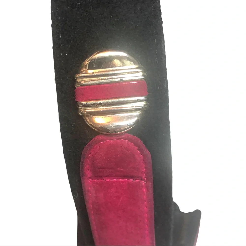 Ginnie Johansen‎ Fabulous retro Suede vintage belt size S